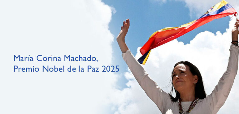 María Corina Machado, Premio Nobel de la Paz 2025