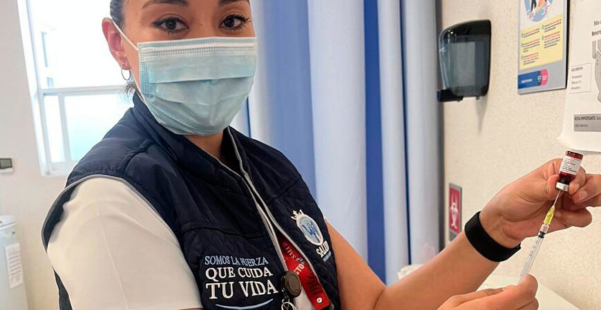 SSG refuerza Macrocentros de Vacunación contra el sarampión