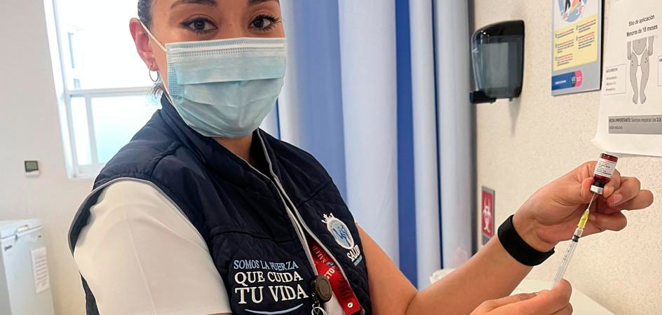 SSG refuerza Macrocentros de Vacunación contra el sarampión