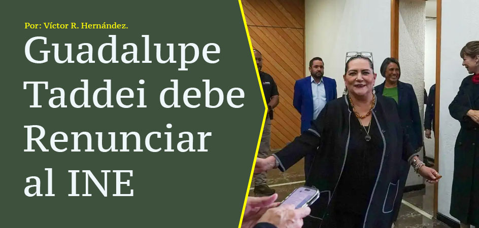 Guadalupe Taddei debe Renunciar al INE