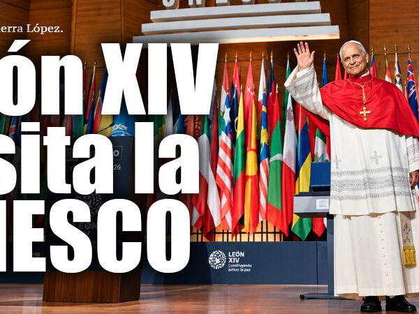 León XIV visita la UNESCO